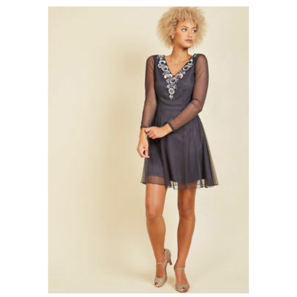 Frock and Frill Navy Blue dress